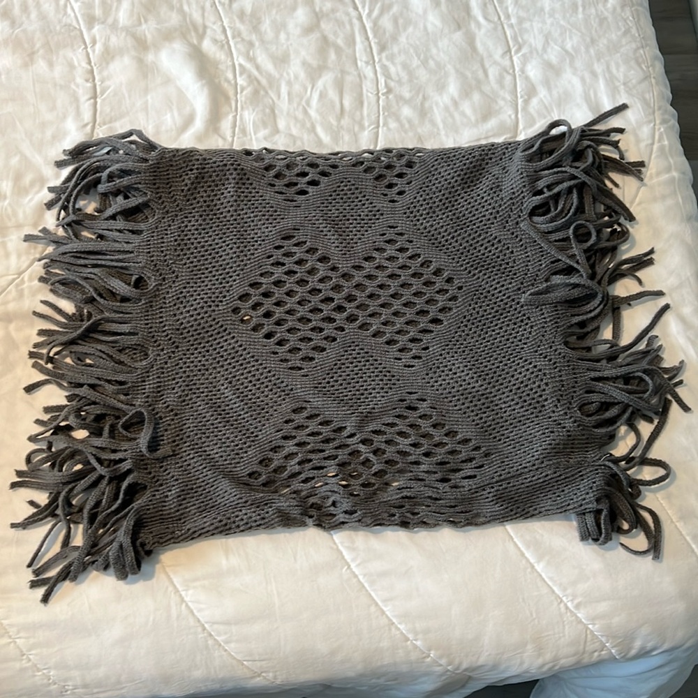 Gray Infinity Scarf - Picture 1 of 4